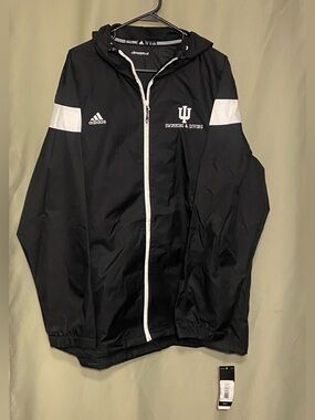 Adidas Indiana University  Swimming & Diving NCAA Championship Jacket Sz XL